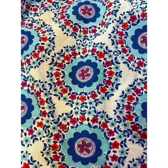 TALBOTS WOMEN'S GEO-DAISIES STRETCH COTTON CANVAS SKIRT - Picture 7 of 7